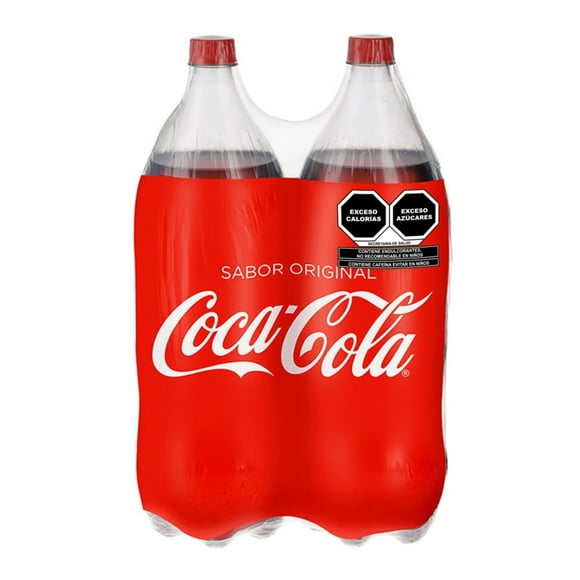 Refresco Coca Cola   2 botellas de 2 l c/u
