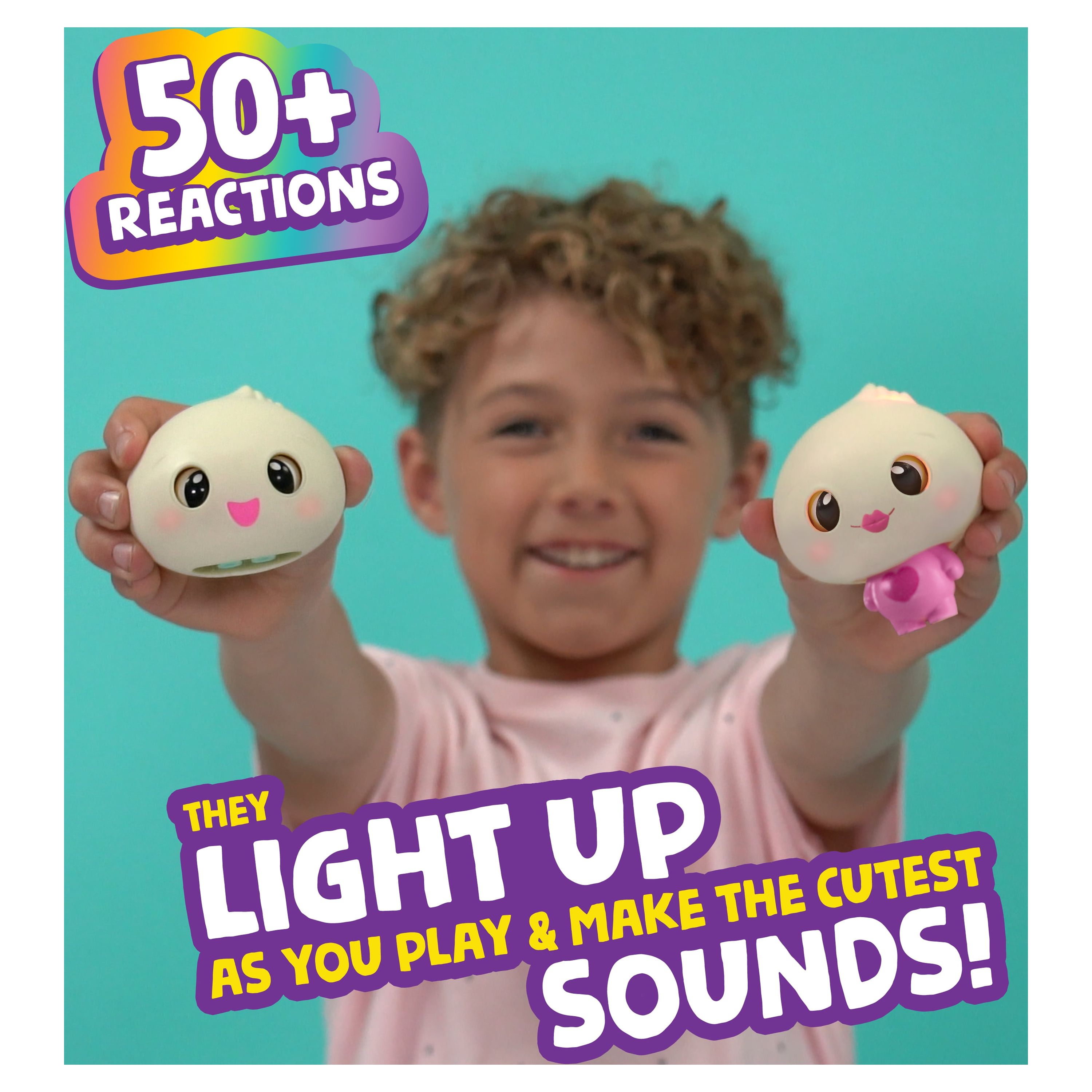 My Squishy Little Dumplings – Interactive Doll Collectible With Accessories – Dee (Pink) - image 4 of 8