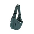 thumbnail image 2 of Bolso de pecho para mascotas jinwen tipo bandolera suave Verde, 2 of 8