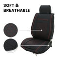 thumbnail image 3 of Leather Car Seat Covers,Car Seat Protector Waterproof,Seat Covers Full Set, Car Seat Protectors 5 Seats,Automotive Seat Covers Fit Most Cars, 3 of 7