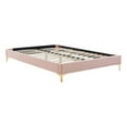 thumbnail image 2 of Modway Sutton Queen Modern Performance Velvet Bed Frame in Pink, 2 of 8
