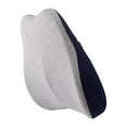 thumbnail image 2 of Memory Foam Lumbar Back Support lumbar support Cushion Pillow for Office Chair Navy, 2 of 9