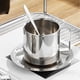 thumbnail image 5 of Juego de tazas de café de acero inoxidable - 304 tazas aislantes de doble pared para oficina, té y bebidas calientes, 13,6 cm, plata (set de 3 piezas), 5 of 6