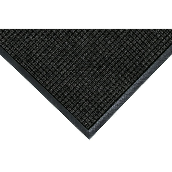 WaterHog Commercial-Grade Entrance Mat, Indoor/Outdoor Floor Mat 6' Length x 4' Width, Charcoal by M A Matting