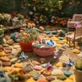 thumbnail image 3 of 60 Pcs Micro Resin Butterflies, Dollhouse Miniature Tiny Butterflies, Terrarium Fairy Garden Dolls Toy, Mini Micro Landscaping Decoration, Multicolor, 3 of 7