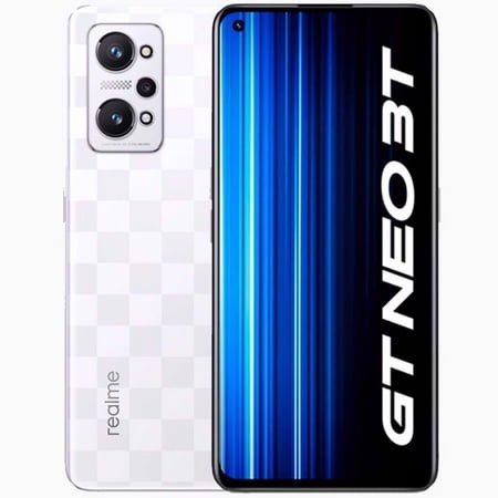 Realme GT Neo 3T Dual-SIM 128GB ROM + 6GB RAM (Only GSM | No CDMA) Factory Unlocked 5G Smartphone (Drifting White) - International Version