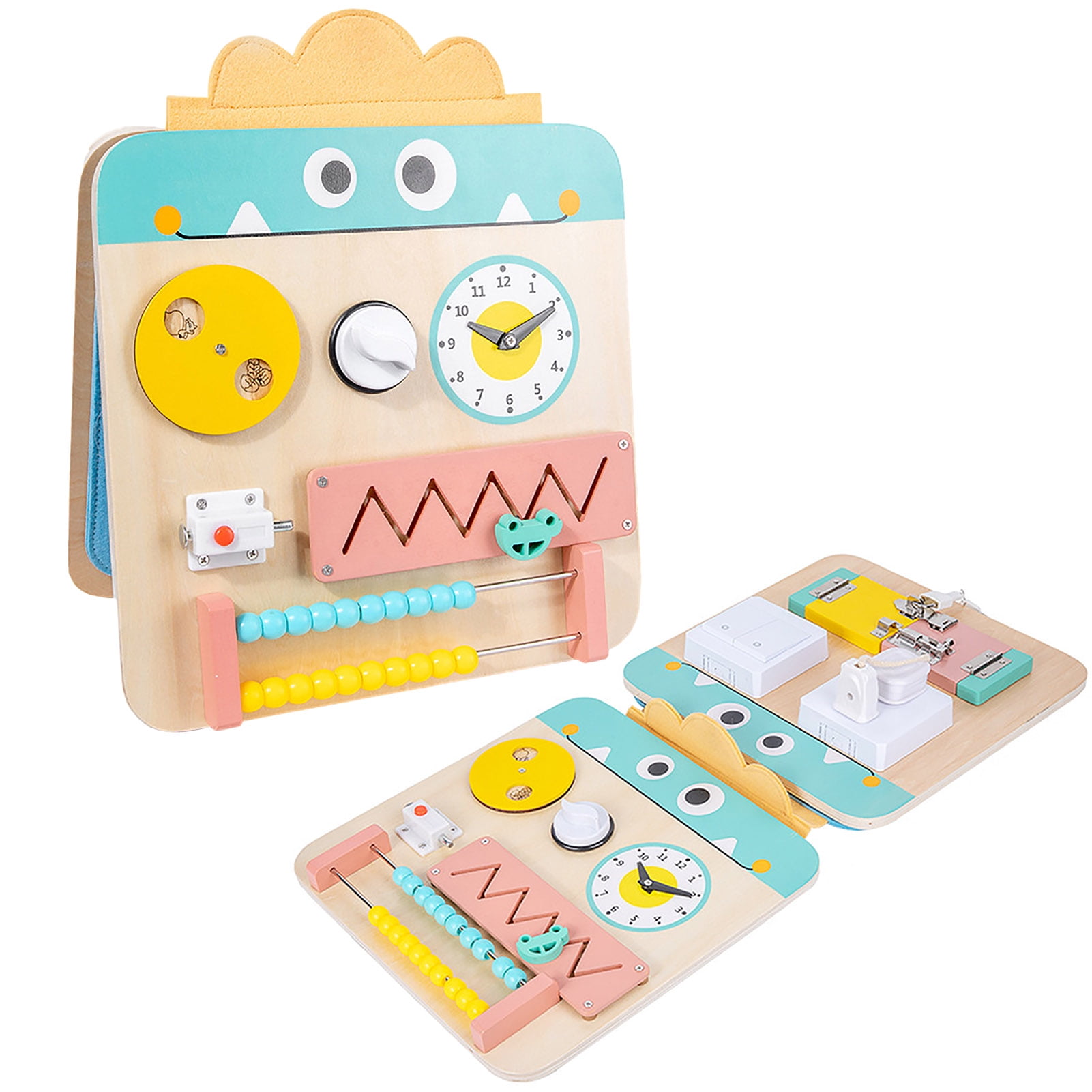 Baby & Toddler Toys Motor skills toy Carseat toy Road trip toy for travel sensory cube