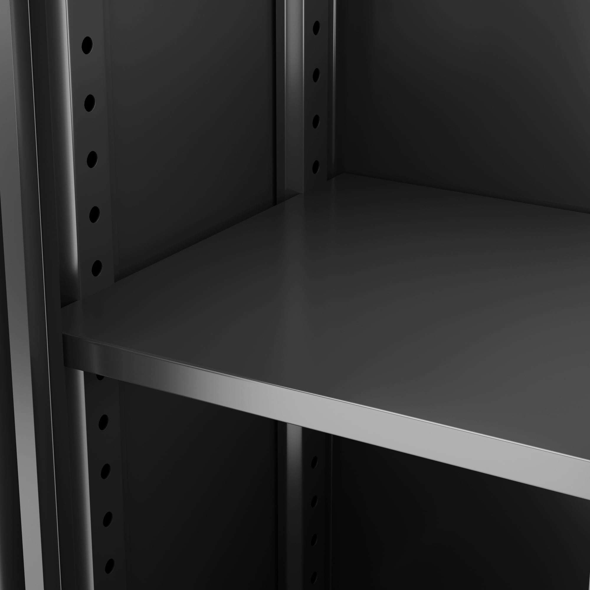 Kepooman Kids 3 Tier Metal Storage Locker with 2 Adjustable Shelves for Bedroom, 14.25"L x 17.99"W x 46.38"H, Black Kepooman Kids 3 Tier Metal Storage Locker with 2 Adjustable Shelves for Bedroom, 14.25"L x 17.99"W x 46.38"H, Black