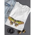 thumbnail image 3 of Cool Realistic Spring Buttefly T-Shirt Women -Image by Shutterstock, Female XX-Large, 3 of 4