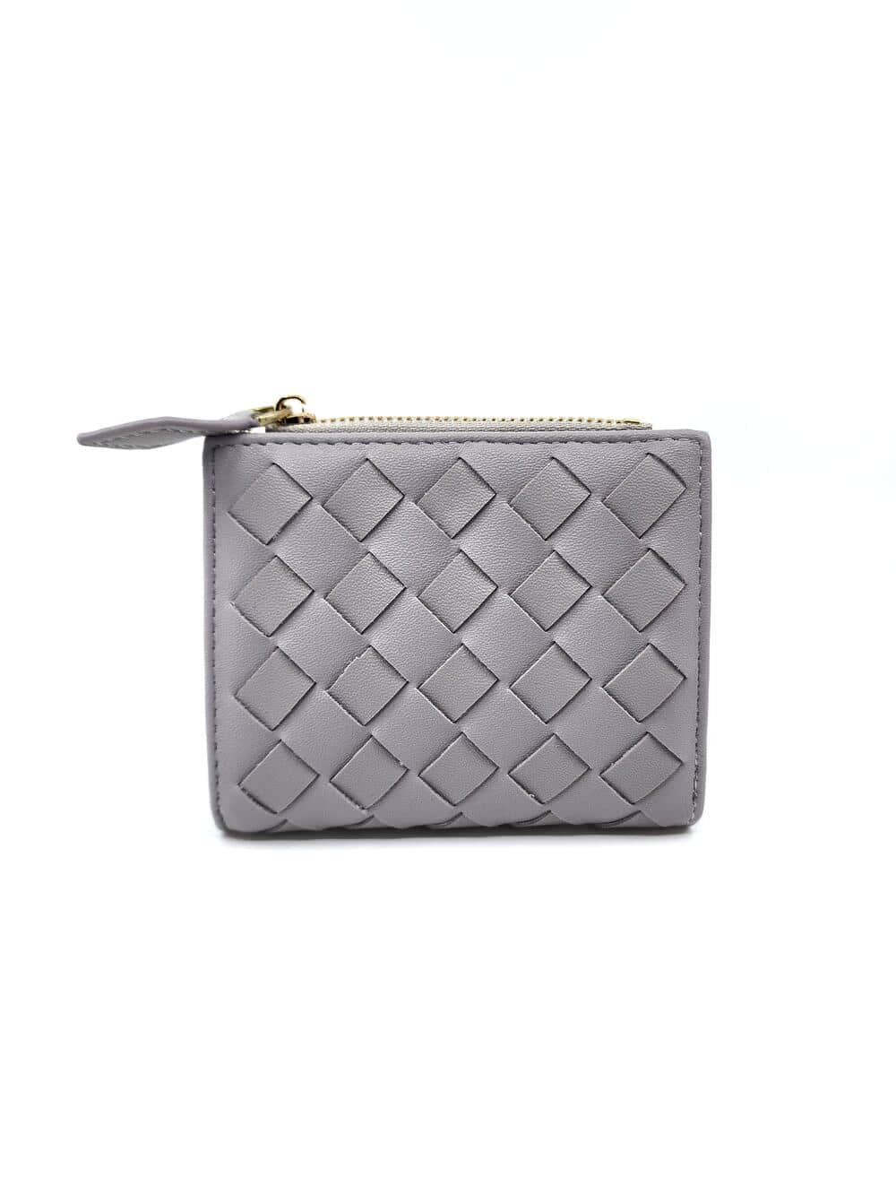 JILLSTUART]☆韓国人気☆QUILTED COWHIDE ZIPPER CARD WALLET