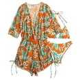 thumbnail image 1 of Elegante traje de baño sólido e impreso para mujer, traje de baño dividido, conjunto de traje de baño dividido OAVQHLG3B Store lin121212, 1 of 4
