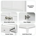 thumbnail image 5 of 30" Bathroom Vanity Without Sink, Free Standing Wooden Bathroom Cabinet with Doors and Drawer, Multi-functional Under Sink  Storage Cabinet, White, 5 of 9