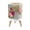 Color 1, variant on Small Trash Can with Lid Wildflower Coastal Sunset boho 1.8 Gallon Dog Proof Trash Can Round Garbage Can Waste Bin Wastebasket for Bathroom Bedroom Living Room