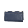 thumbnail image 3 of Free Assembly Women's Avery Cut Out Clutch Wallet, Dark Denim and Cream, 3 of 4