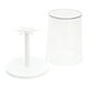 thumbnail image 4 of Vitrina giratoria transparente, transparente, práctica, para mostrador. XL Blanco, 4 of 6