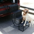 thumbnail image 4 of Dog Ramp For Bed Car Dog Steps Pet Stairs Dog Ramp Lightweight Folding Pet Ladder Ramp Dog Stairs for High Beds Trucks Cars and SUV (Color : Black Size : Same Size), 4 of 9