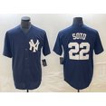 thumbnail image 1 of Baseball Jersey Yankees #99 Judge 2# Jeter 45# 27# Copy Player Name Jersey -WEVALLEY, 1 of 2