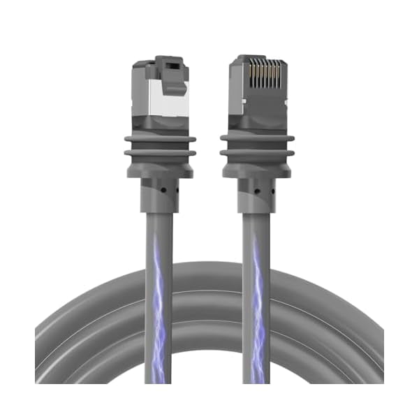 wonima11 Starlink Gen 3 Cable 50 ft Outdoor, Star Link Rectangular Satellite V3 Ethernet Cable Waterproof, Gray