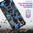 thumbnail image 2 of for Xiaomi Poco M4 Pro 5G Camouflage Case, Military Grade Built-in Magnetic Kickstand Camo Cover for Xiaomi Poco M4 Pro 5G MC Dark Blue, 2 of 7