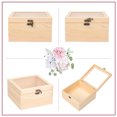 thumbnail image 3 of Caja de anillos Caja de madera para almacenamiento de joyas de regalo 20*20 cm, 3 of 8