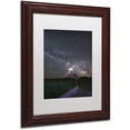 thumbnail image 2 of Trademark Fine Art "Follow the Light" Canvas Art by Michael Blanchette Photography White Matte, Wood Frame, 2 of 4