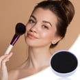 thumbnail image 6 of Unique Bargains 1 Pc Portable Round Makeup Sponge Brush Cleaner Blue, 6 of 6