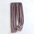 thumbnail image 2 of Bovxnpu Womens Pajama Pants Sleepwear Loungewear, Women's Flannel Pajama Sleep Pant Soft Comfortable Lightweight Elastic Winter Warm Pajama Bottoms Lounge Pants, 2 of 8