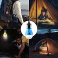 thumbnail image 5 of Linterna de camping, 4 bombillas LED portátiles, lámpara de camping LED, linterna de camping a batería, 3 modos de lámpara, linternas de emergencia nocturnas impermeables, para camping, senderismo,, 5 of 5