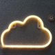 thumbnail image 2 of LED NEON SIGNS Cloud Wall Wall Night Light para el dormitorio para la habitación de las niñas para la habitación de las niñas Decoración del hogar Luz alimentada por batería y enchufe USB para el hog JAMW Sencillez, 2 of 5
