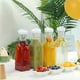 thumbnail image 3 of 4-Pack Heavy Duty Beverage Pitchers with Flip Top Lids, Square Base Plastic Water Carafe for Water, Tea, Juice, Milk, Lemonade, 3 of 5