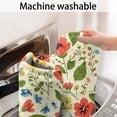 thumbnail image 5 of Pioneer Flower Floral Print Pattern Bathroom Rugs Mat, Non Slip Microfiber Bathroom Rug with Rubber Backing, Soft Mats for Bathroom Floor Tub Shower, 17"x30", 5 of 5