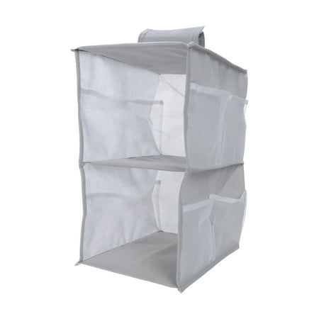 

2/3/4 Tier Double-sided Pockets Hanging Storage Bag Underwear Wardrobe Bra Organizer Hanger