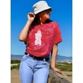 thumbnail image 2 of Manga Girl Daydream Pillow Tie Dye Crystal Women -Image by Shutterstock, Female x-Large, 2 of 4