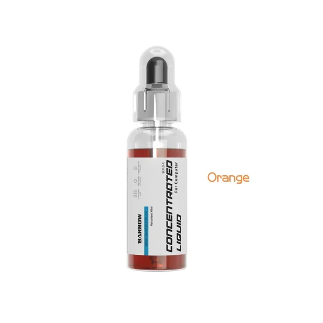 Concentrated Water Coolant, Liquid For Computer Watercooling, Add Water 1:25 40ML/Bottle, Muti Colors SLYLD-C Orange