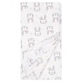 thumbnail image 4 of Gerber Baby Girl Flannel Receiving Blankets, 4-Pack, 4 of 5