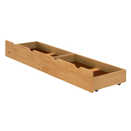 Alaterre Underbed Storage Drawers, Set of 2, Cinnamon