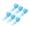 Blue, variant on LEIJIAER 6 Pieces Purple Tennis Racket Grip Tape PU Frosted Anti Slip Sweat Absorption Badminton Racquet Overgrip Wrap