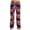 Purple, variant on WTOBBY Women's Seasonal Halloween Print Casual Pants with Drawstring Waist, Comfortable Loose Fit Trousers for Fall Theme Activities,Beige L