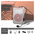 thumbnail image 2 of Portable Wireless Voice Amplifier Microphone Teaching Megaphone Little Bee Loudspeaker For Teacher Outdoor Tour Guide ,No Screeching Distortion, 2 of 7