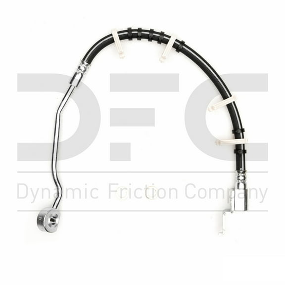 Front Left Dynamic Friction Company Brake Line Hose 350-42092 For 1993-1995 Jeep Wrangler
