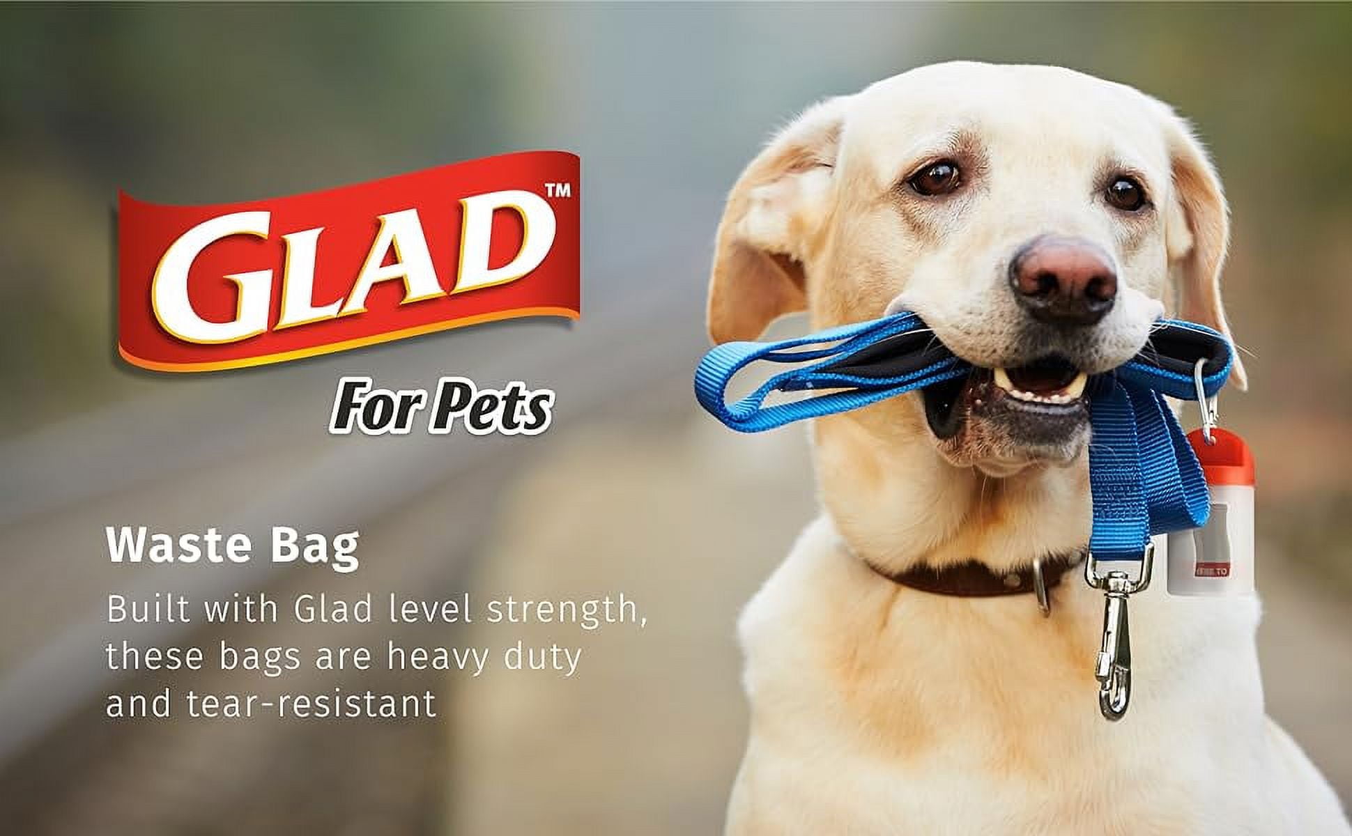 Glad pet waste store bags