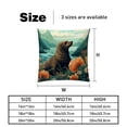 thumbnail image 5 of Sea Lion Covers with Unique Patterns, Set of 2 Decorative Throw Pillow Inserts for Sofa Bed Couch, 16x16/18x18/20x20 Inches, Ideal for Home Decor and Gifting, 5 of 6