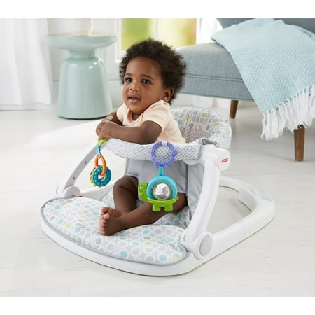 Fisher-Price Supportive Sit-Me-Up Comfy Interactive Floor Seat Infant Mat Toy