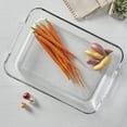 thumbnail image 4 of Anchor Hocking Oven Basics Tempered Clear Glass Rectangular Baking 5 Quart Dish, 4 of 9