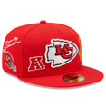 thumbnail image 3 of Men's New Era Red Kansas City Chiefs Team Local 59FIFTY Fitted Hat, 3 of 6