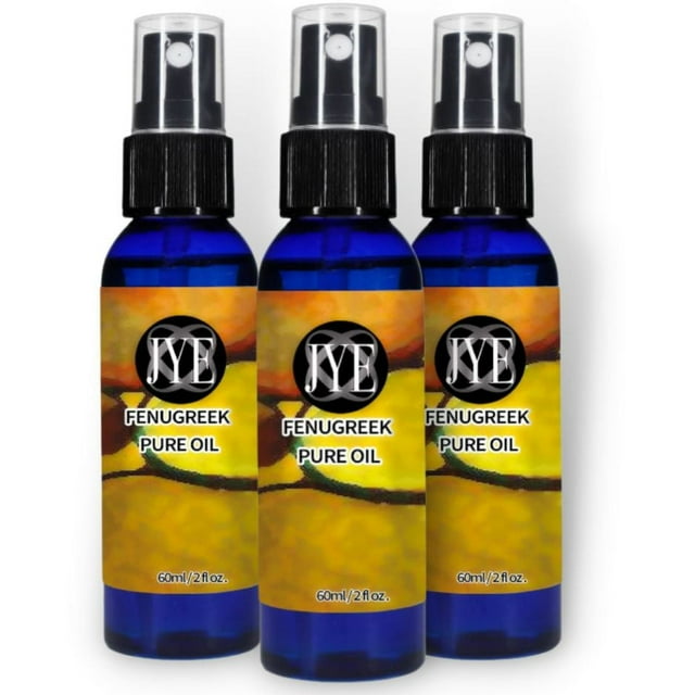 Aceite de Fenogreco Puro y Natural JYE 3 Frascos 60 ml
