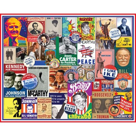 Springbok 1000 Piece Poster Politics Jigsaw Puzzle for Adults