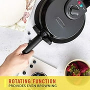 BELLA 13591 Classic Rotating Belgian Waffle Maker, Pro Black