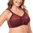 thumbnail image 3 of Women Minimizer Bra Comfort Wirefree Full Coverage Large Bust Non-Padded 46DDD, 3 of 8