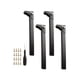 thumbnail image 1 of KDJ Adjustable Folding Table Legs with Self-Locking Hinge - Sturdy Black Aluminum Alloy Legs for DIY Coffee Tables, Side Tables, TV Stands, Camping Tables, and More, 1 of 9